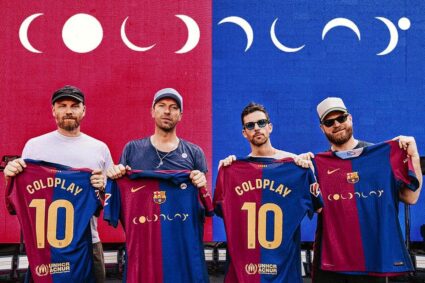 Barcelona llevará el logotipo de Coldplay en el Clásico