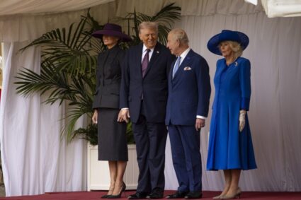 Donald Trump es recibido por Carlos III en Windsor en el inicio de su visita de Estado al Reino Unido