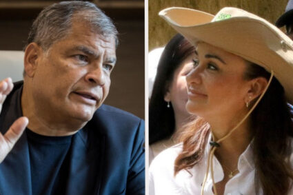 Rafael Correa rechaza la reelección de Marcela Aguiñaga tras su alianza con Lourdes Tibán