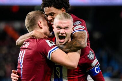 Noruega goleó 4-1 a Estonia con Erling Haaland como figura y acaricia el Mundial 2026