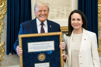 Trump quiere involucrar a María Corina Machado en la transición de Venezuela