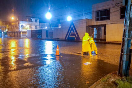 Inamhi advierte lluvias y tormentas continuas en gran parte de Ecuador entre el 26 de febrero y el 2 de marzo